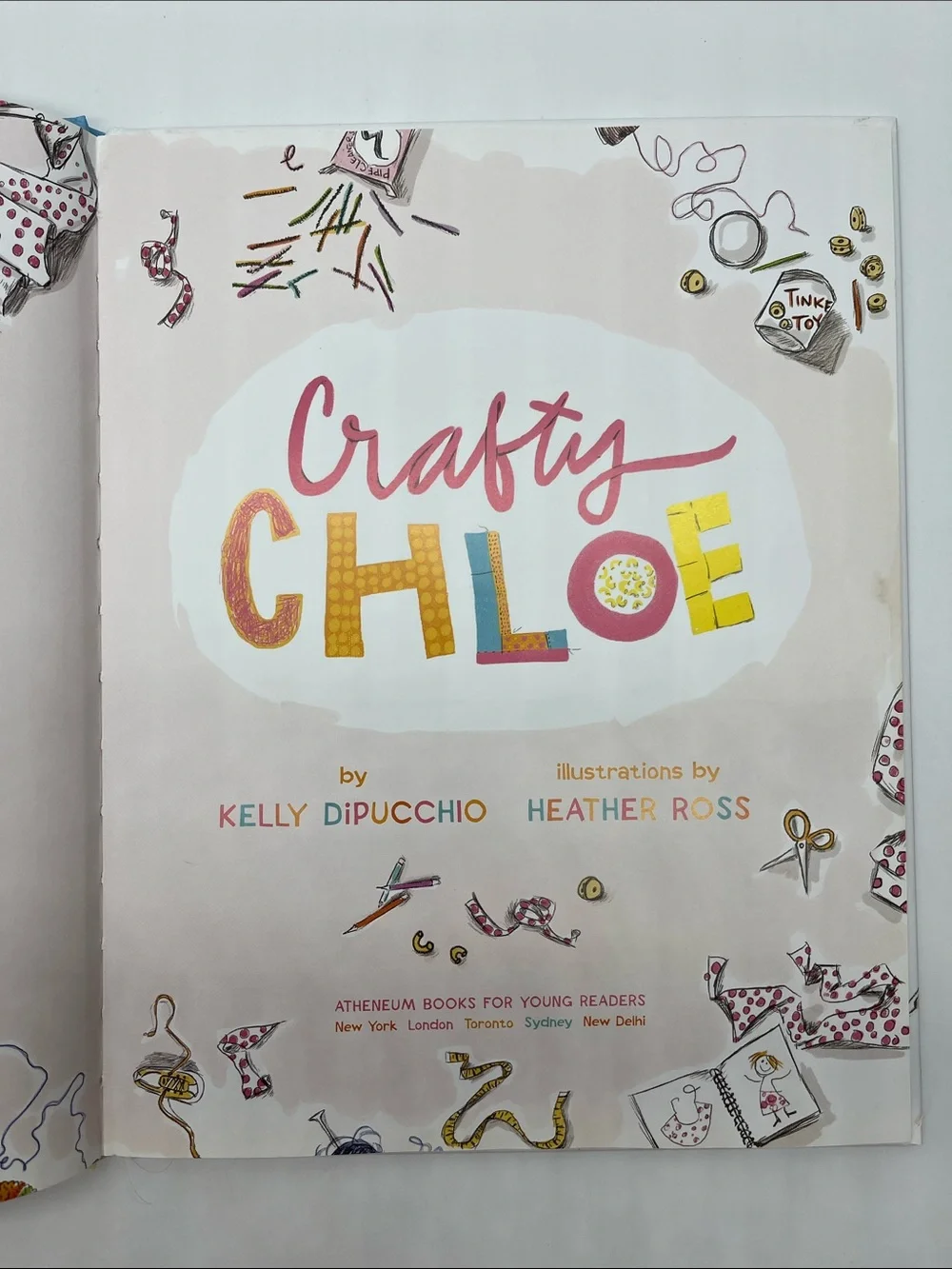 Crafty Chloe Kids Book - Blue Cover